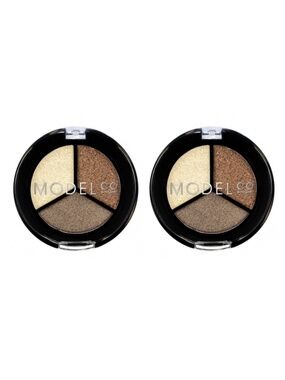 Two (2) - ModelCo Metallic Eyeshadow Trio - St Tropez - New in Box